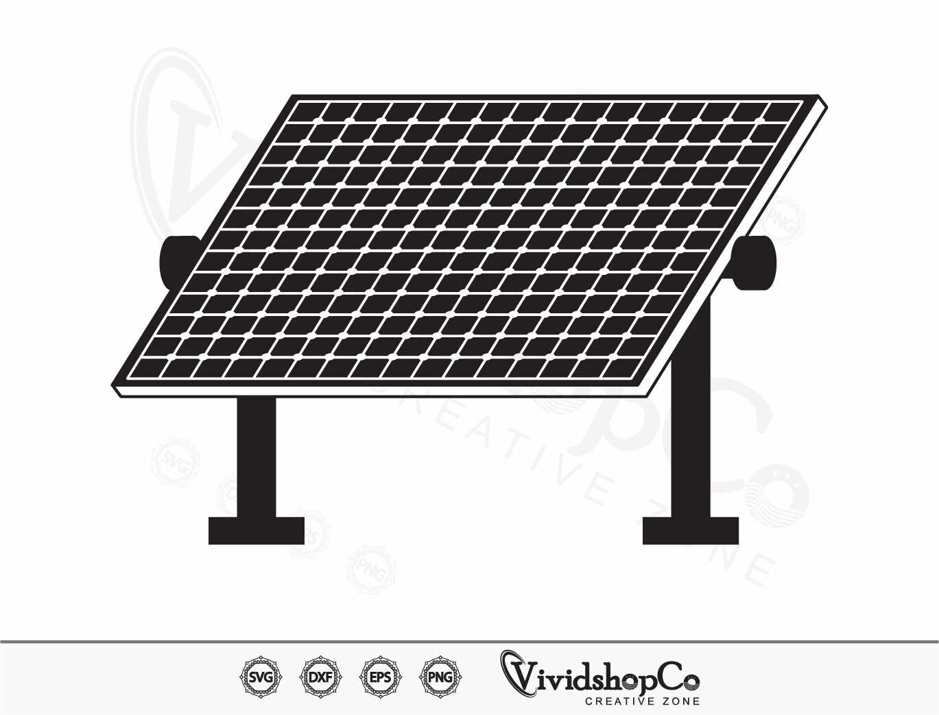 Solar Panel SVG, Solar Svg, Renewable Energy Svg, Solar Power Svg ...