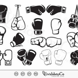 Boxing Gloves SVG, Boxing svg, Boxer svg, Fighting gloves svg, Gloves svg, Cut Files for Silhouette, Files for Cricut, Vector, dxf, png