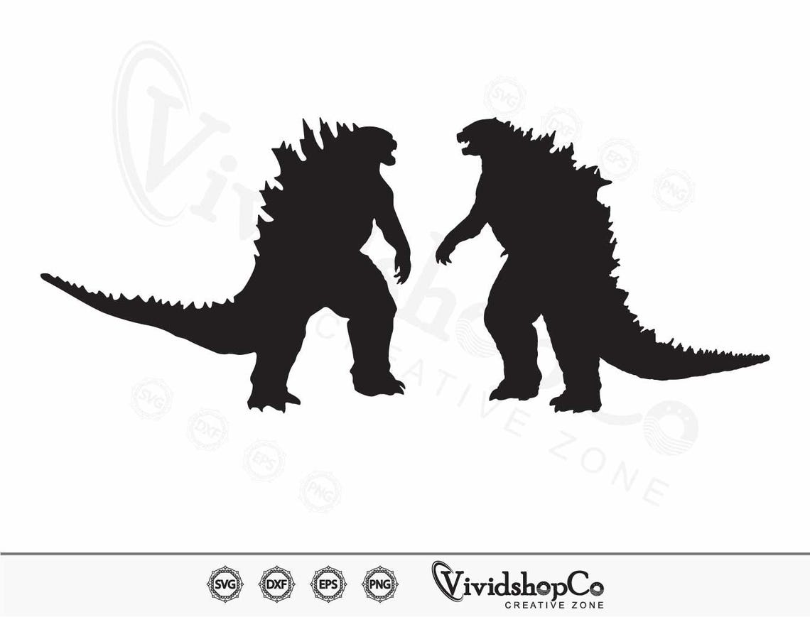 Godzilla SVG, Rodan Godzilla Svg, Godzilla Monster Svg, Ghidorah Svg ...