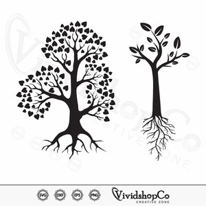 Tree With Roots SVG / Roots Svg / Family Tree Svg / Cut Files / Cricut ...