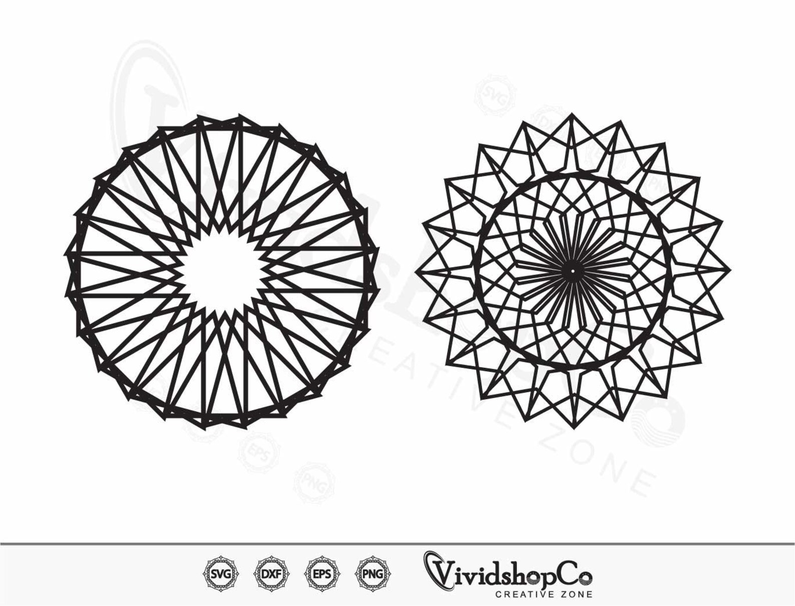 Spirograph SVG, Clipart, Cut Files for Silhouette, Files for Cricut ...