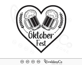 Oktoberfest svg, Clipart, Archivos de corte para Silhouette, Archivos para Cricut, Vector, dxf, png, Diseño