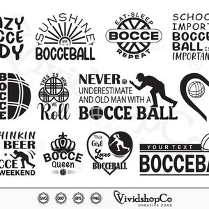 Bocce Ball SVG, Bocceball svg, Bocce svg, Ball svg, Clipart, Cut Files for Silhouette, Files for Cricut, Vector, dxf, png, Design