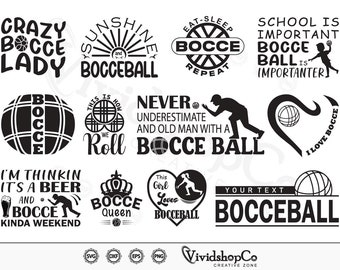 Bocce Ball SVG, Bocceball svg, Bocce svg, Ball svg, Clipart, Cut Files for Silhouette, Files for Cricut, Vector, dxf, png, Design