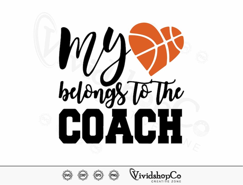 Basketball Coach Svg Basketball Svg Coach Svg Clipart Cut Etsy