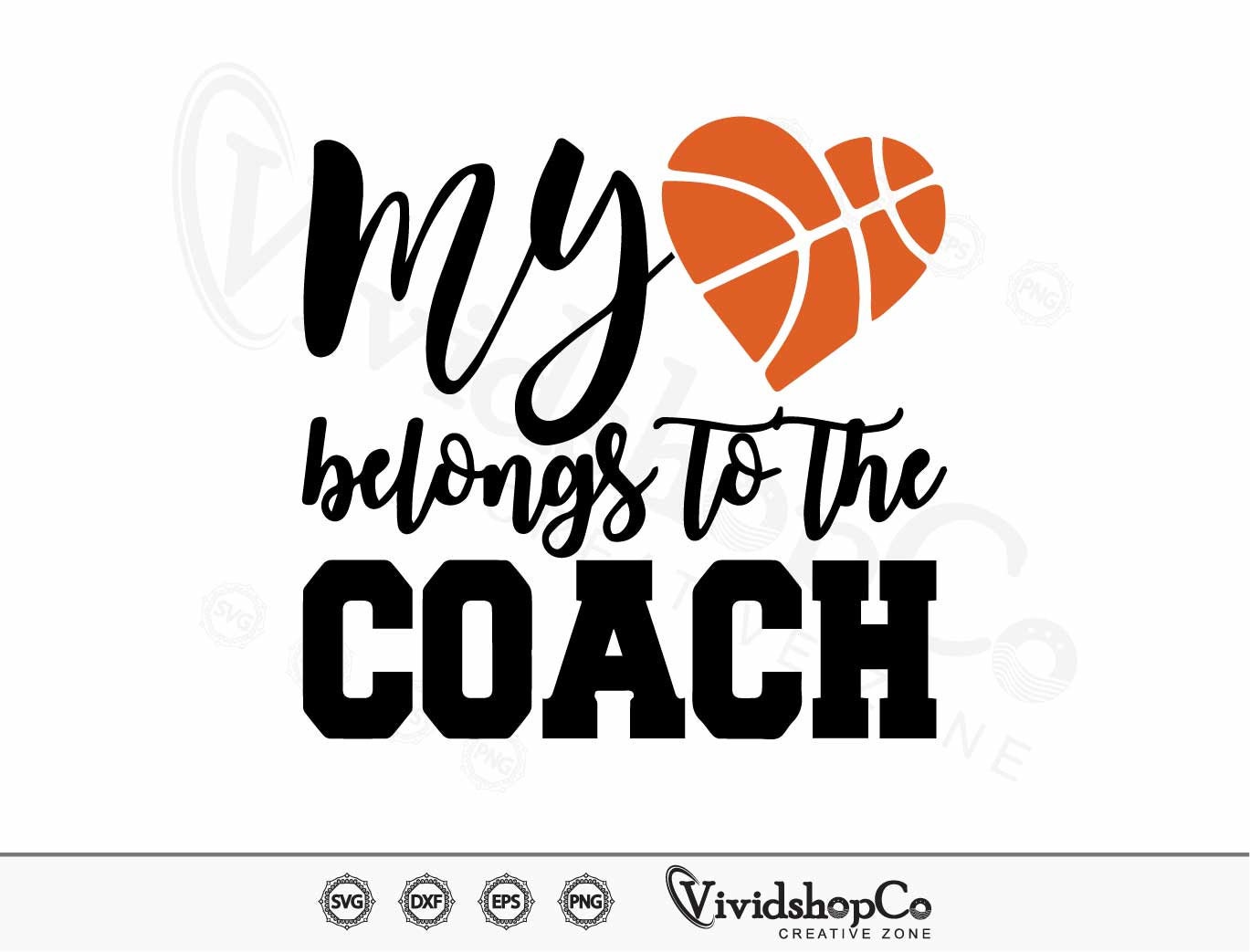 Basketball Coach Svg Basketball Svg Coach Svg Clipart Cut Etsy