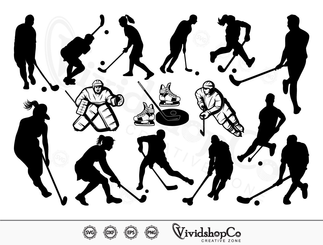 Field Hockey Player SVG Field Hockey Svg Hockey Hockey Etsy UK