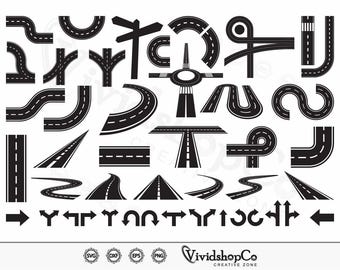 Road SVG, Highway svg, Bending svg, Curved Road svg, Asphalt Road svg, Traffic, Turn, Corner, png, jpg, svg, eps
