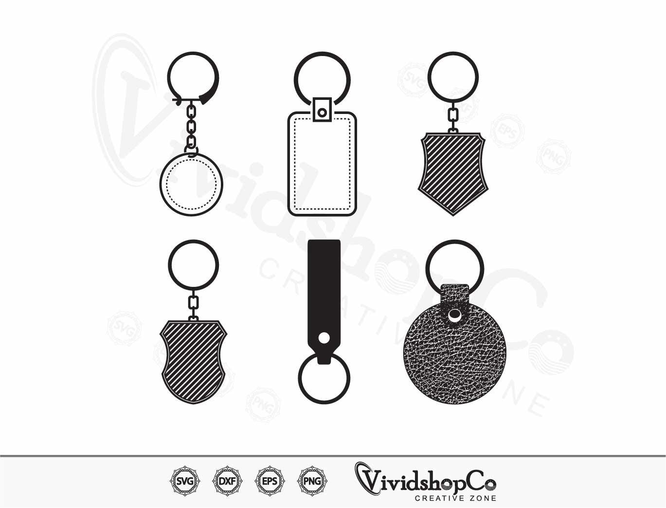 Key Loop Svg Key Holder SVG, Key Chain Svg, Keychain Svg, Key Ring Svg, Clipart, Cut ...