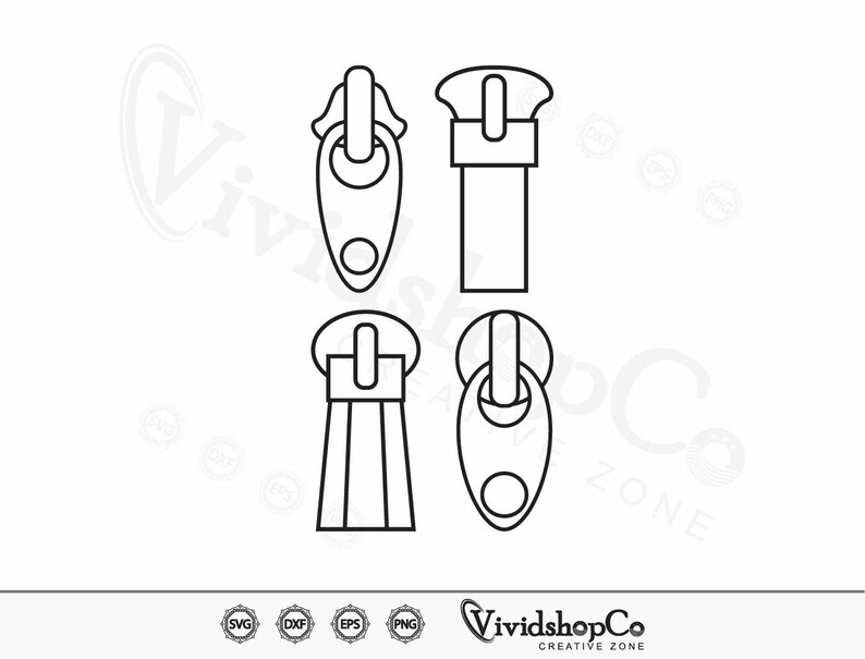 Vector Zip Pull Zipper Pull SVG, Zipper Svg, Zip Svg, Zipperstop Svg, Zipper Pattern ...