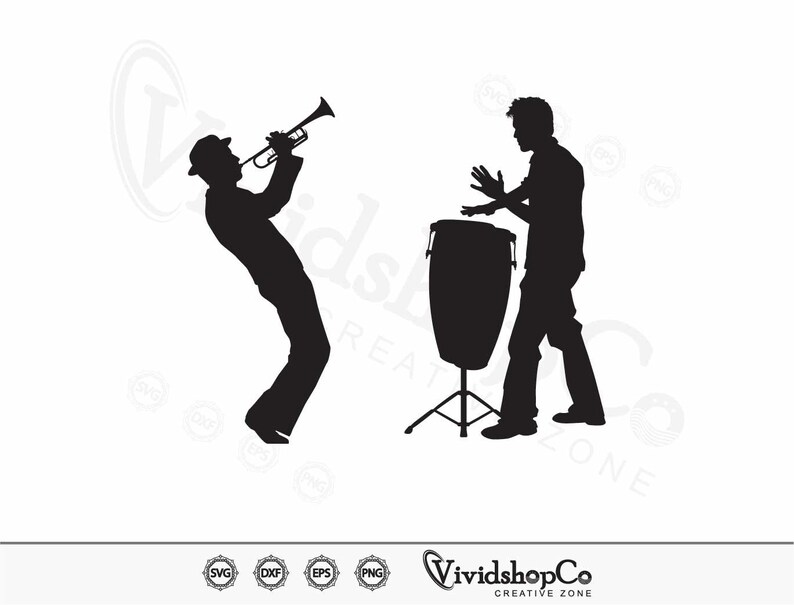Musicians SVG, Music Svg, Musical Notes Svg, Clipart, Cut Files for ...