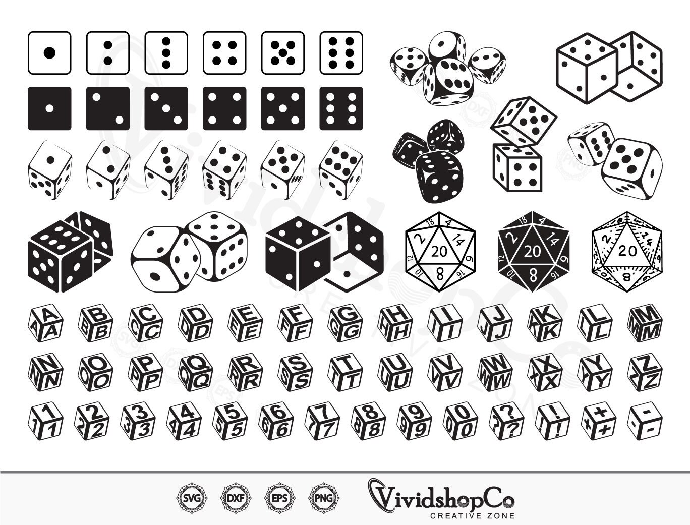 Dice SVG Gambling Svg Dice Font Svg Dice Faces Game Dice - Etsy Canada