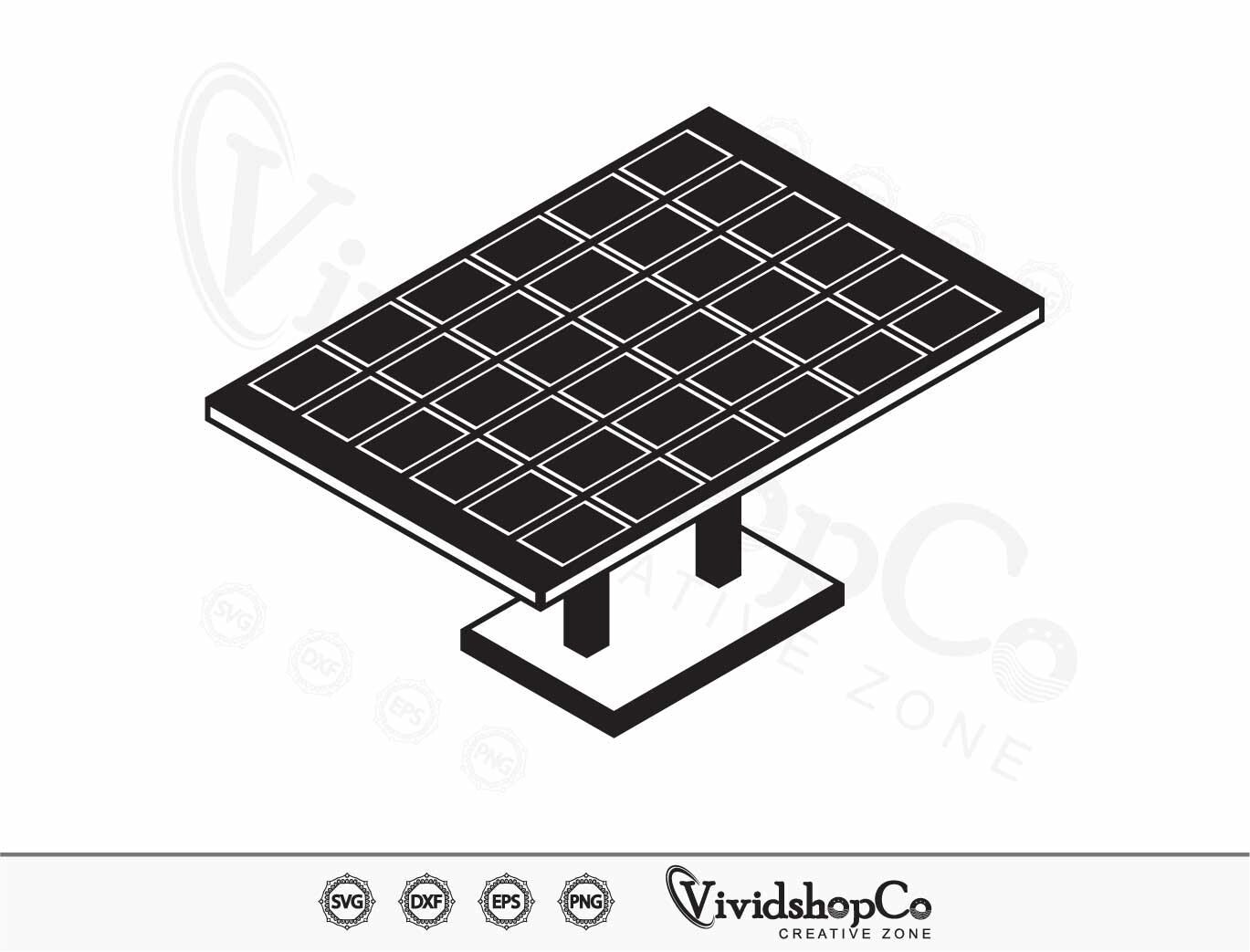 Solar Panel SVG, Solar Svg, Renewable Energy Svg, Solar Power Svg ...