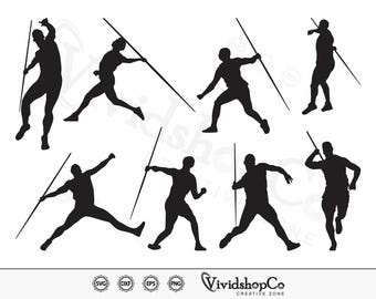 Jabalina para hombres SVG, Jabalina SVG, Lanzamiento de jabalina SVG, Vector, Silueta, Archivo Cricut, Clipart, Diseño recortable, eps, png, dxf, Diseño de camiseta