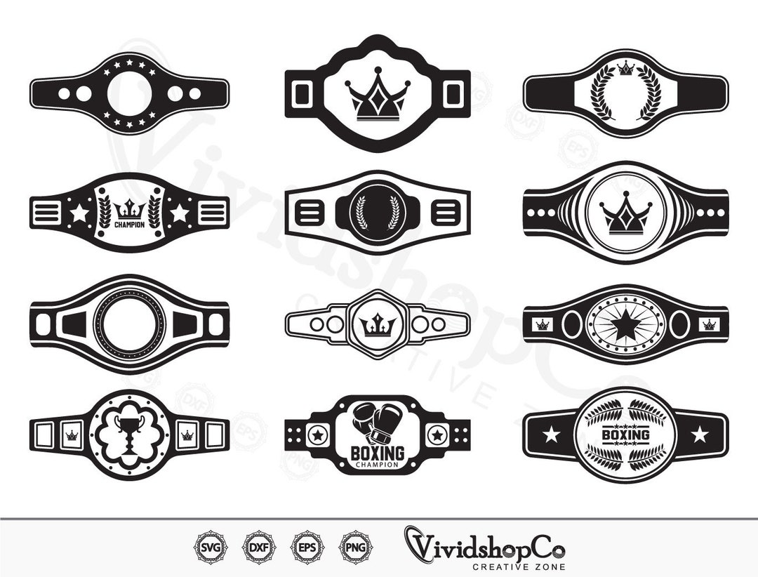 Championship Belt SVG, Championship SVG, Champion Belt SVG, Champ Svg