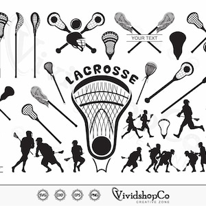 Lacrosse Stick SVG, Lacrosse svg, Lax Stick svg, Lacrosse Player svg, Clipart, Cut Files for Silhouette, Files for Cricut, Vector, dxf, png
