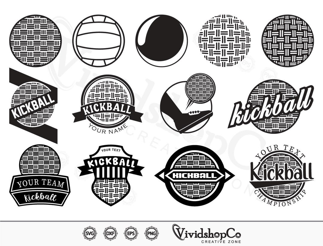 Kickball SVG, Kickball Team, Kickball Ball, Kickball Championship