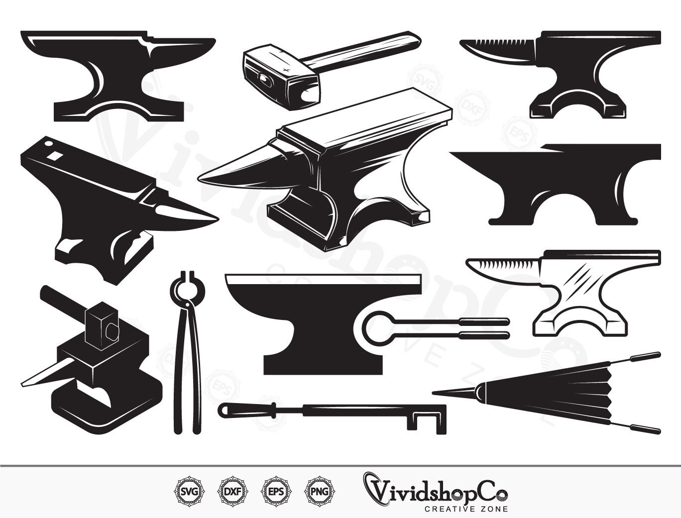 Blacksmith Svg File Hammer Svg Anvil Svg Blacksmith Clipart, 51 OFF