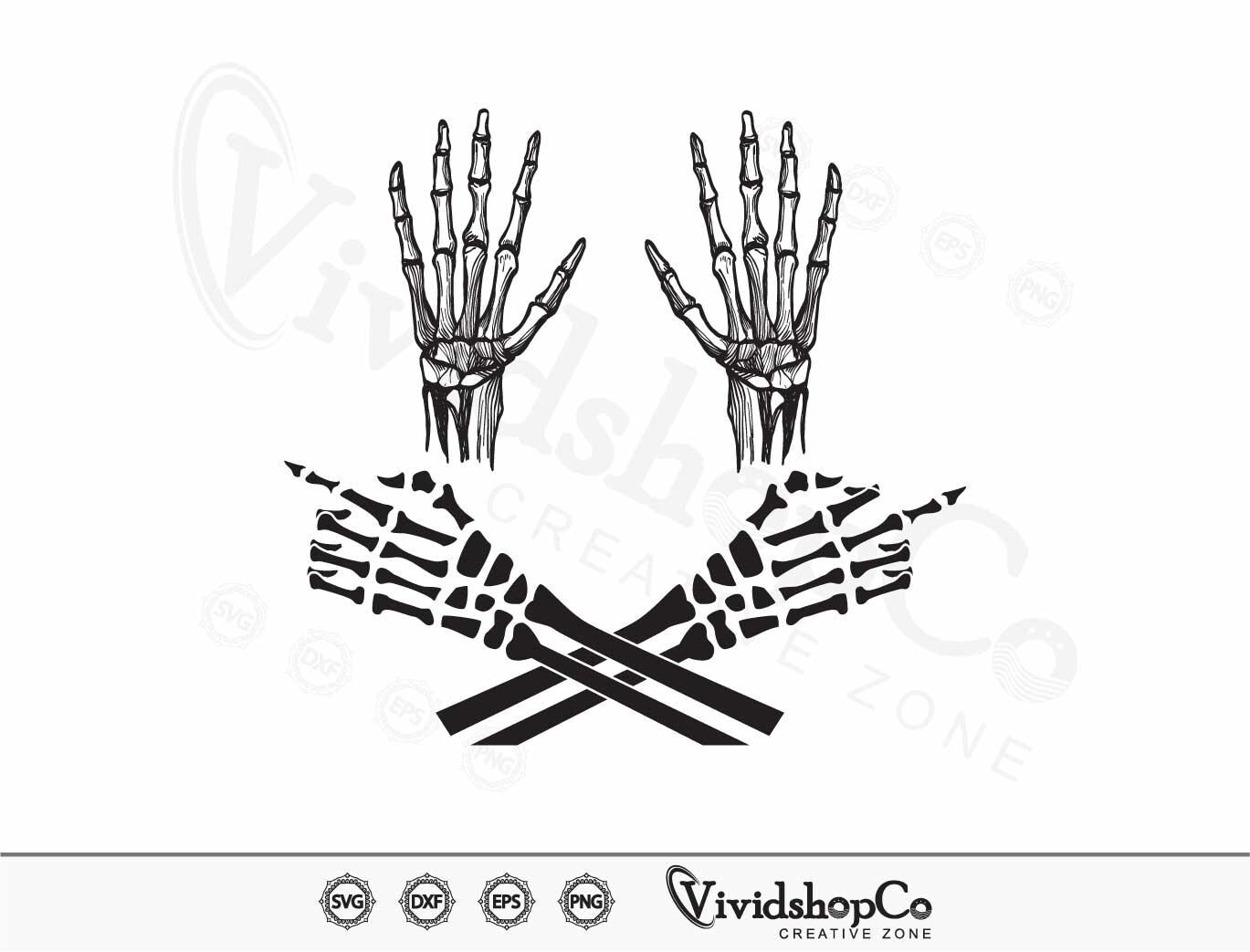 Skeleton Hand Coat Rack Skeleton Hands SVG, Rack Hand Svg, Skull Skeleton Hand, Clipart, Cut ...