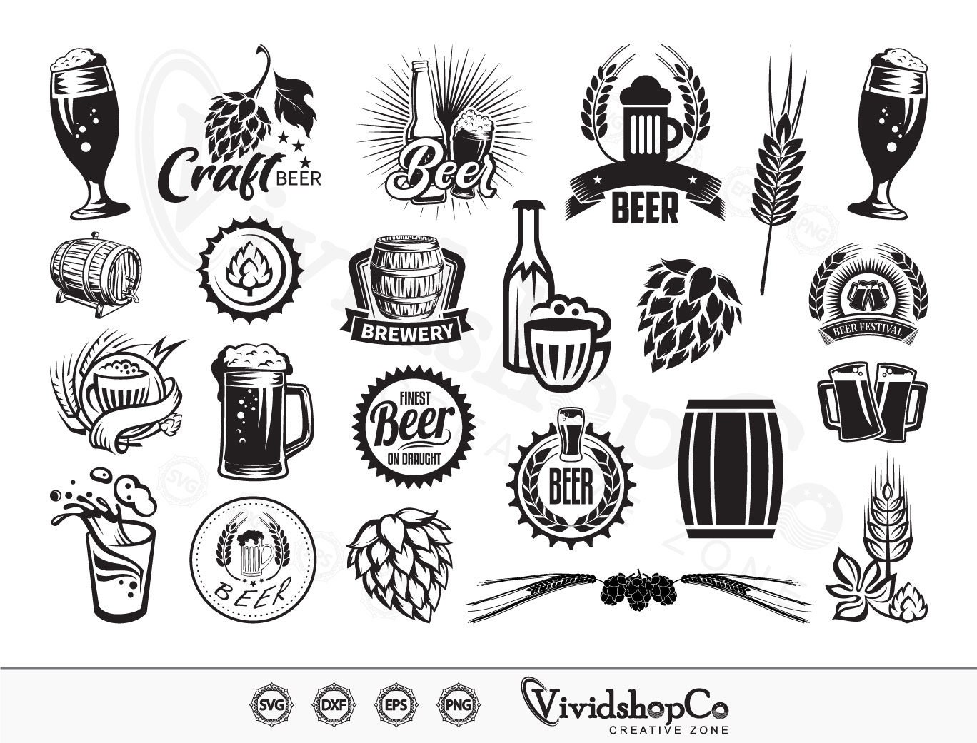 Hops Beer Svg Beer Svg Alcohol Svg Drinking Svg Glass Svg Etsy Canada