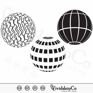 Spheres SVG, Globe Grid Svg, Clipart, Cut Files for Silhouette, Files ...