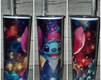 Vaso de acero inoxidable de 20 oz Taza térmica Lilo & Stitch "Stitch"