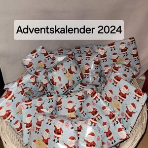 Adventskalender 2024 Adventspäckchen New Born Baby 12Teile 6 Teile Kleidung,Schnullerkette,Greifring, Wagenkette,Armband,Kissen, Windelpüppi