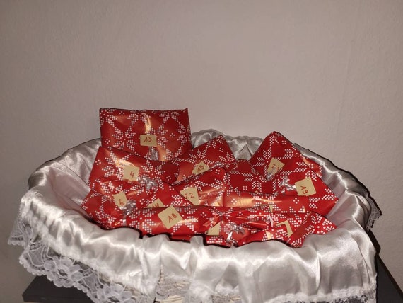 Advent Calendar Filled Mom/baby Starter Set Handmade Clothing, Accessories,  Name Necklaces and Much More - Etsy