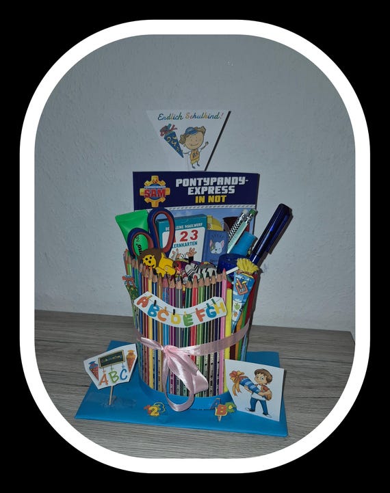 Tortenaufleger Einschulung, Schulanfang, Geschenkidee Für Kinder, Tortenbild Mit Namen