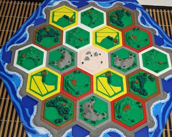 Settlers of Catan 3D printed Edition!