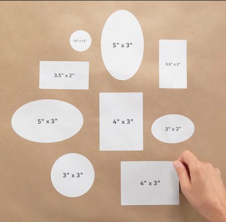 Custom Stickers 3x3 Labels Logo Personalized Sticker 3x3 Etsy