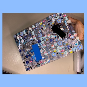 Deco-den Case |Mac Book Case |Charm case|Freestyle Case | Rainbow |Design Case|Customizable Junk Charm Mac Books