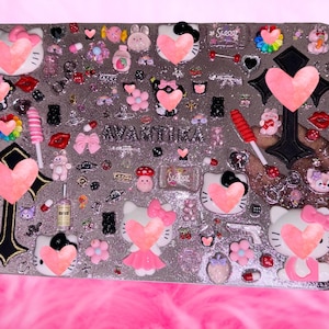 Deco-den Case |Mac Book Casee |Charm case|Freestyle Case | Rainbow |Design Case|Customizable Junk Charm Mac Books