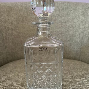 Vintage Towle Crystal Decanter