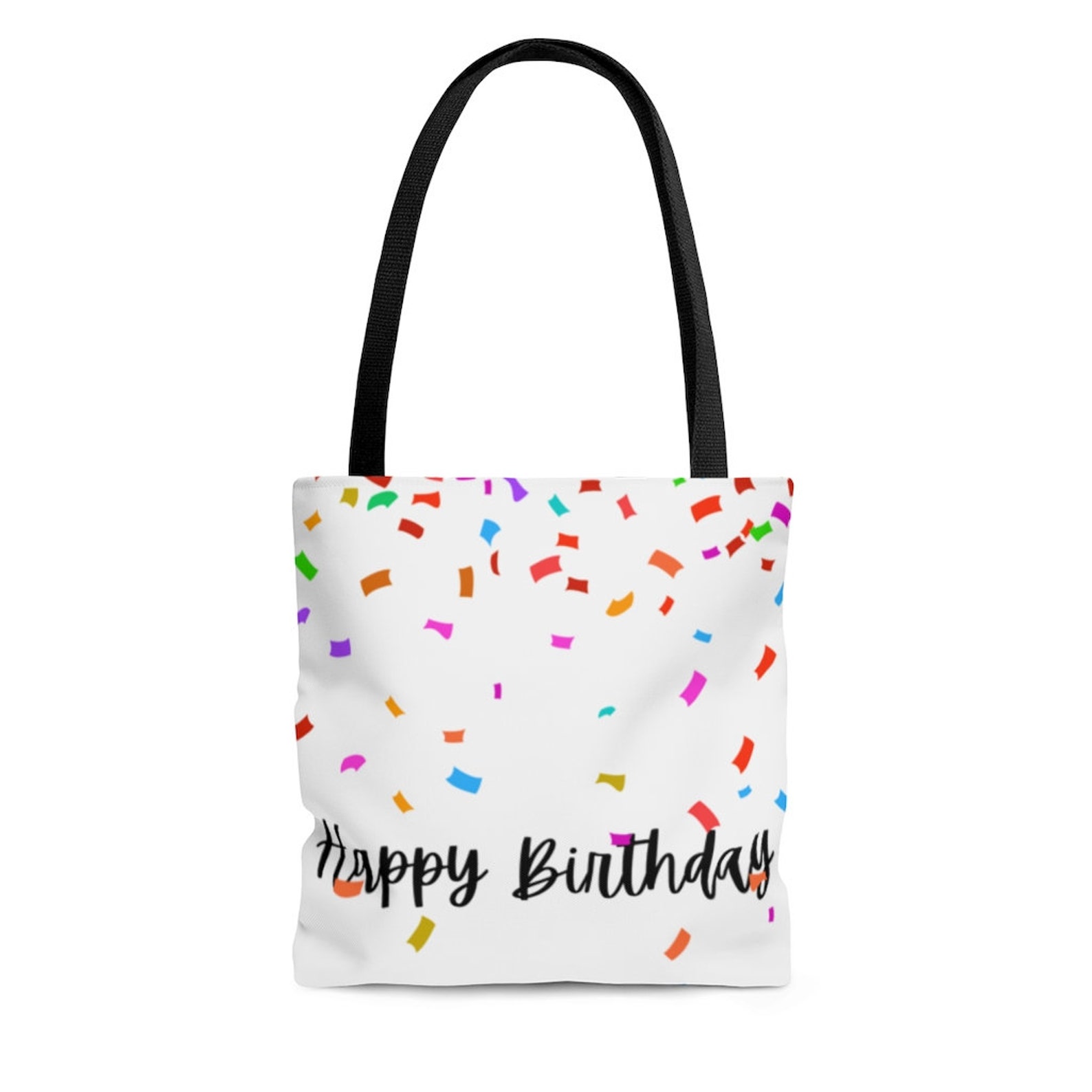 Happy Birthday Tote Bag Birthday Gift Bag Happy Birthday Etsy