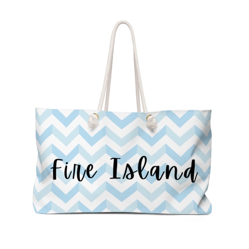 Fire Island Canvas Tote Bag Fire Island Large Tote Bag Fire - Etsy
