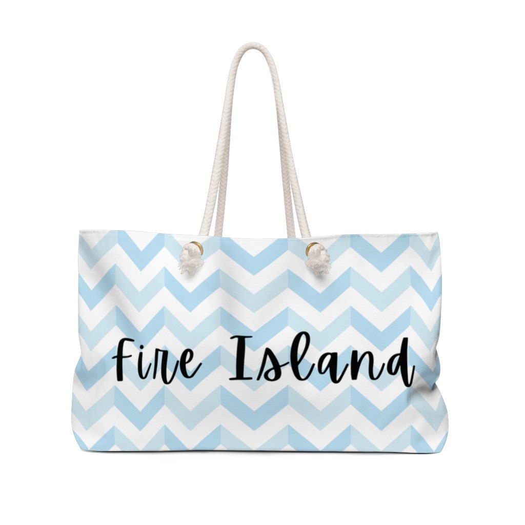 Fire Island Canvas Tote Bag Fire Island Large Tote Bag Fire - Etsy