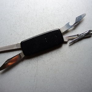 Vintage German ROSTFREI Special edition small Pocket Knife bottle opener / Souvenir Pen Nail Knife / Folding knife / Camping Hunting Fishing