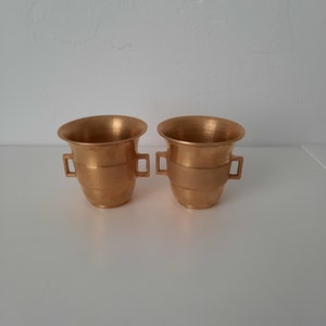 Vintage  Brass Mortar Pestle a set of 2