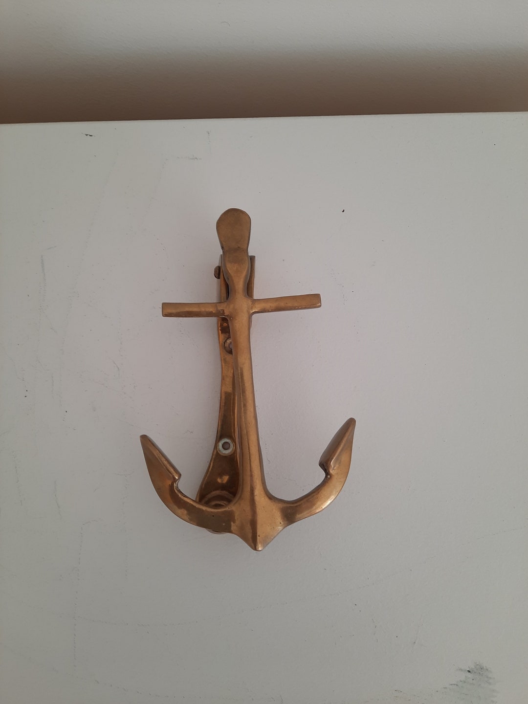 Vintage Solid Brass Bronze Marine Style Door Bell / Door Etsy