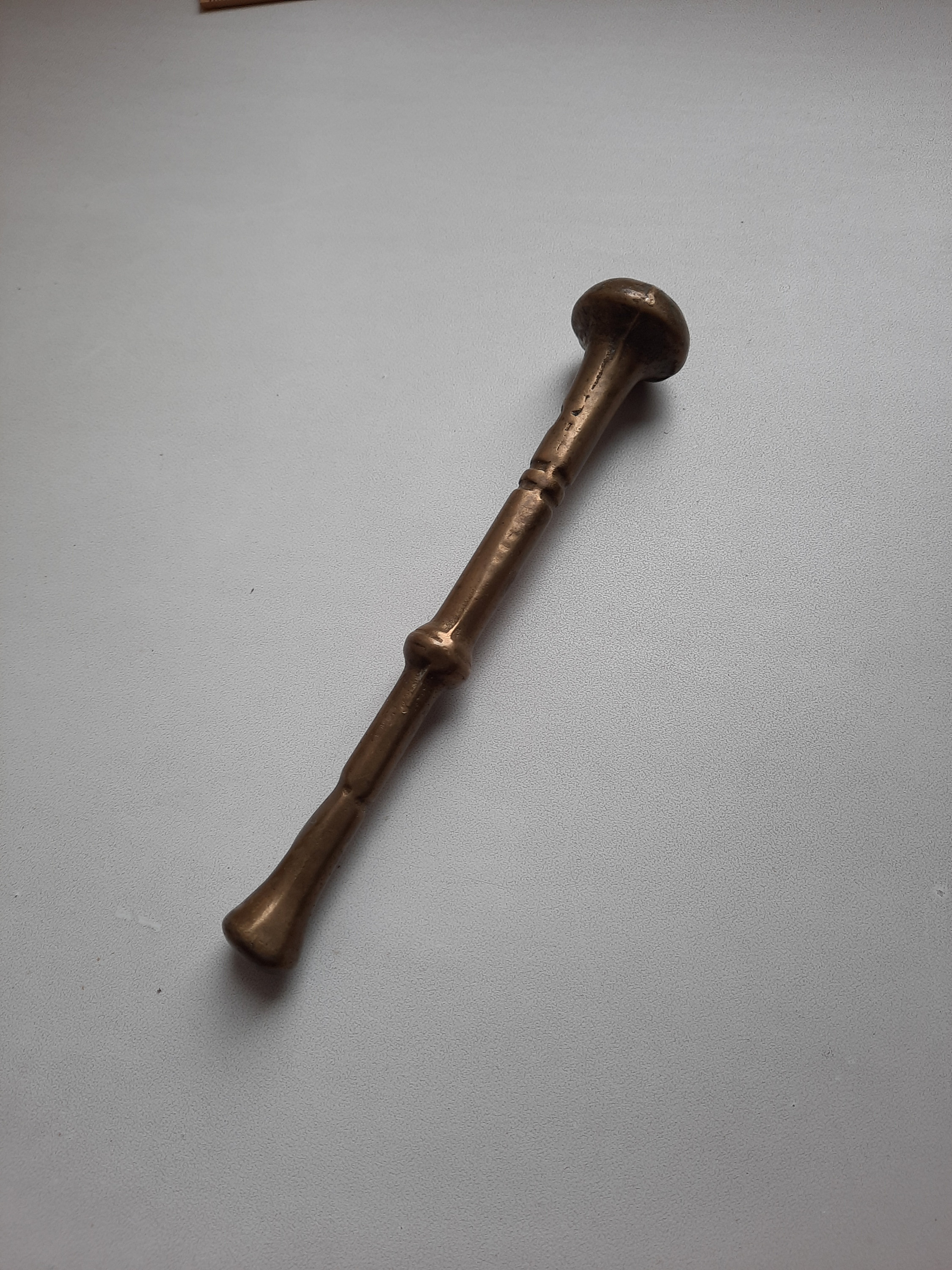 Vintage Solid Brass Pestle Mortar BAR / Kitchen Herbal Etsy