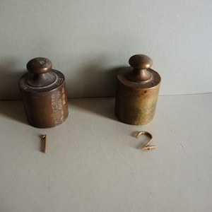 Antique solid Brass 500 grams Weight for Scale / Brass Scale Weights / Hallmarked Scale Weight / collectible paperweight