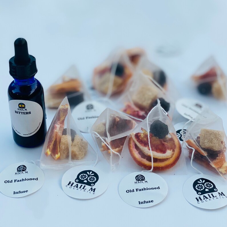 Cocktail Kit Old Fashioned Bitters Travel Etsy