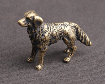 Collectible Statue Figurine Figure Sculpture YTC Golden Retriever Dog 