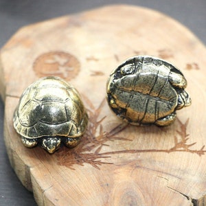 Solid Brass Tortoise. Turtle. Figurine. Statue. Sculpture.