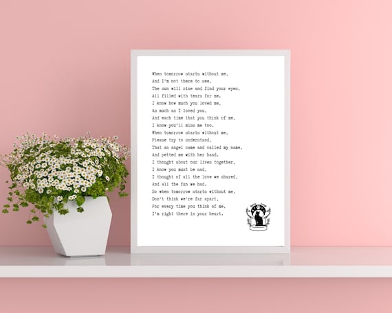 Poesia sui bambini di Kahlil Gibran, stampe artistiche da parete senza cornice in bianco e nero o crema e nero - Italia