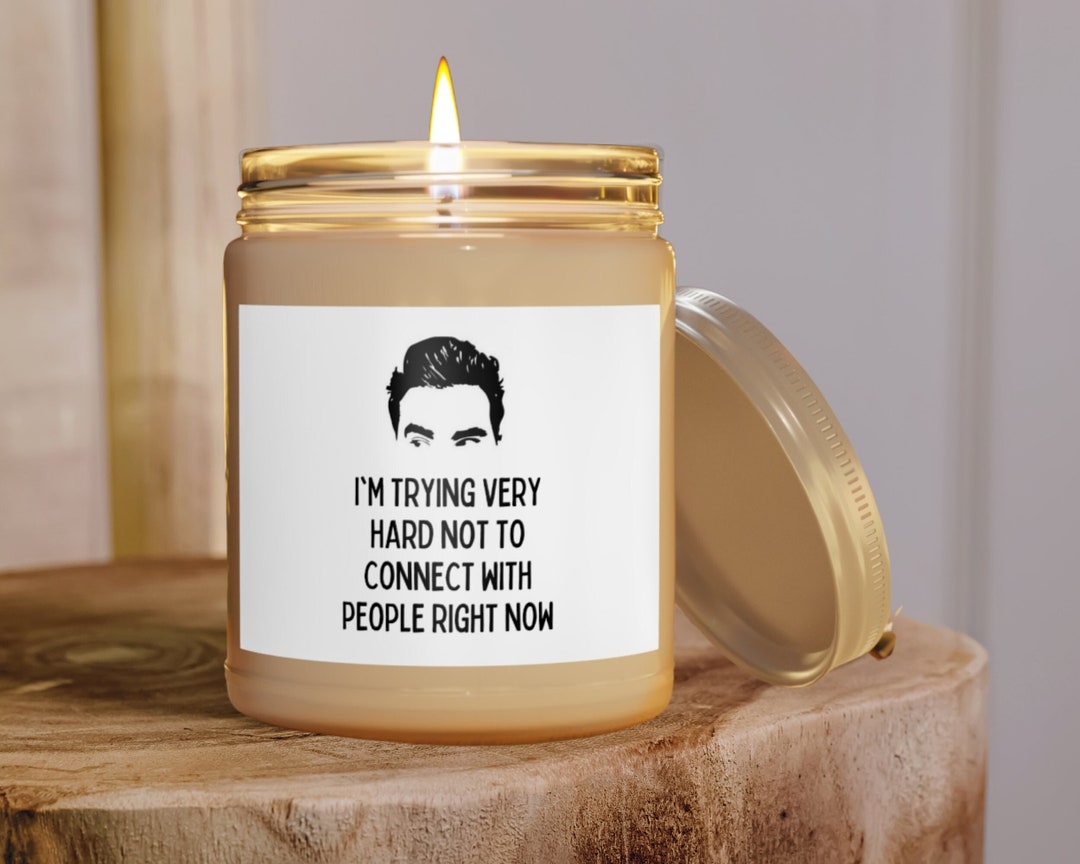 David Rose Candle, Schitt's Creek Candle, Trying Very Hard Not to ...