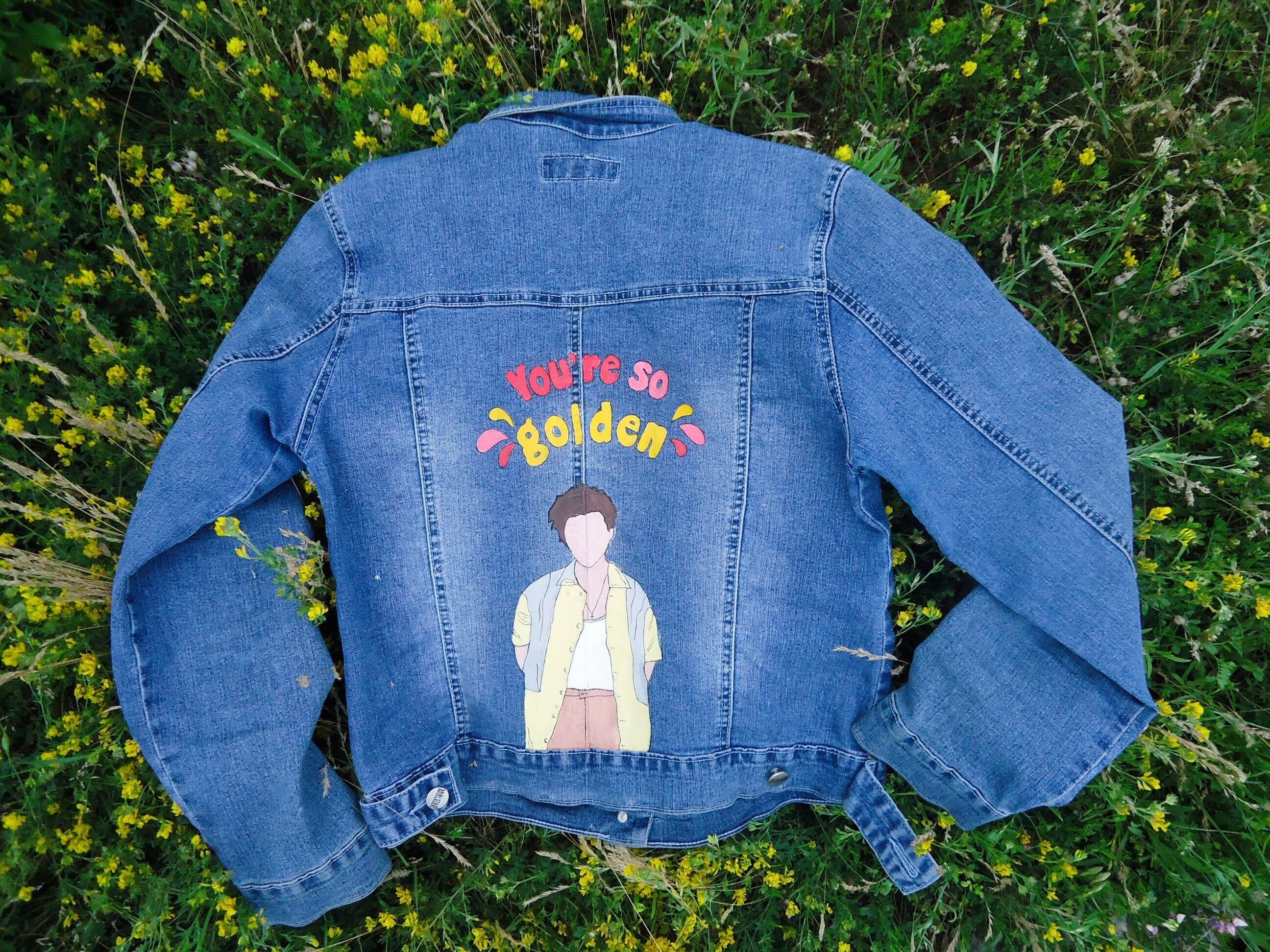 One Direction Rock Band Louis Tomlinson Jean Jacket - Films Jackets