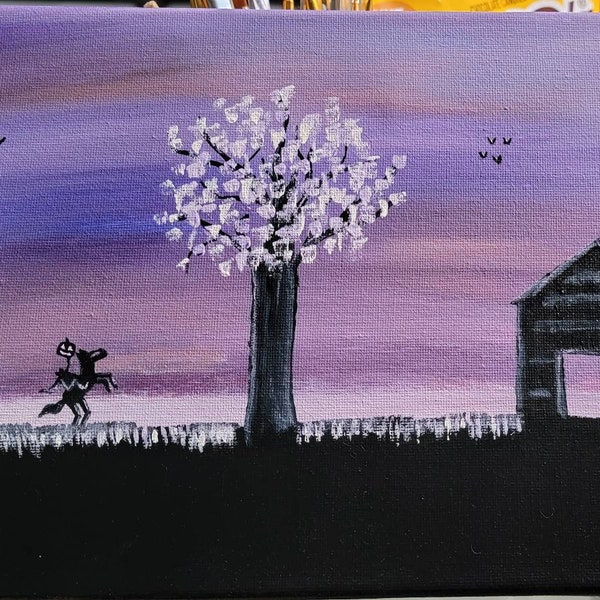 Headless Horseman painting