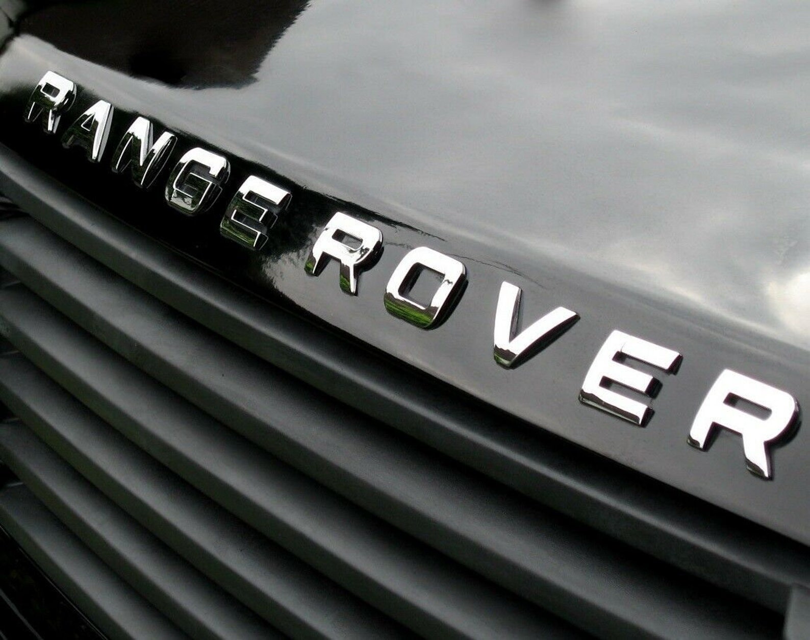 1 Set RANGE ROVER Trunk/Hood Decals in CHROME Brand New Etsy